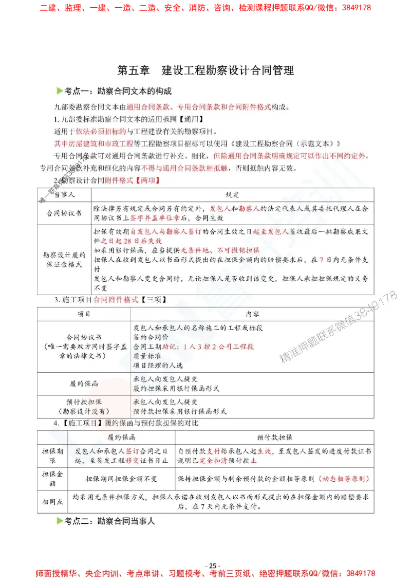 2025监理《合同管理》口袋书_监理工程师_2025监理工程师_2025年监理工程师SVIP_2025年监理合同管理SVIP_05-考前密训✿央企特训✿机构普押_03-合同《猛龙过江-口袋书》SMR