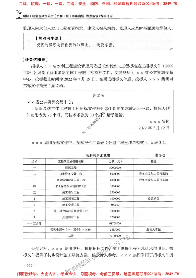 2025年监理水利案例-历年真题+考点解读+专家指导_监理工程师_2025监理工程师_2025年监理工程师SVIP_2025年监理水利案例SVIP_01-精华文档✿电子教材✿历年真题
