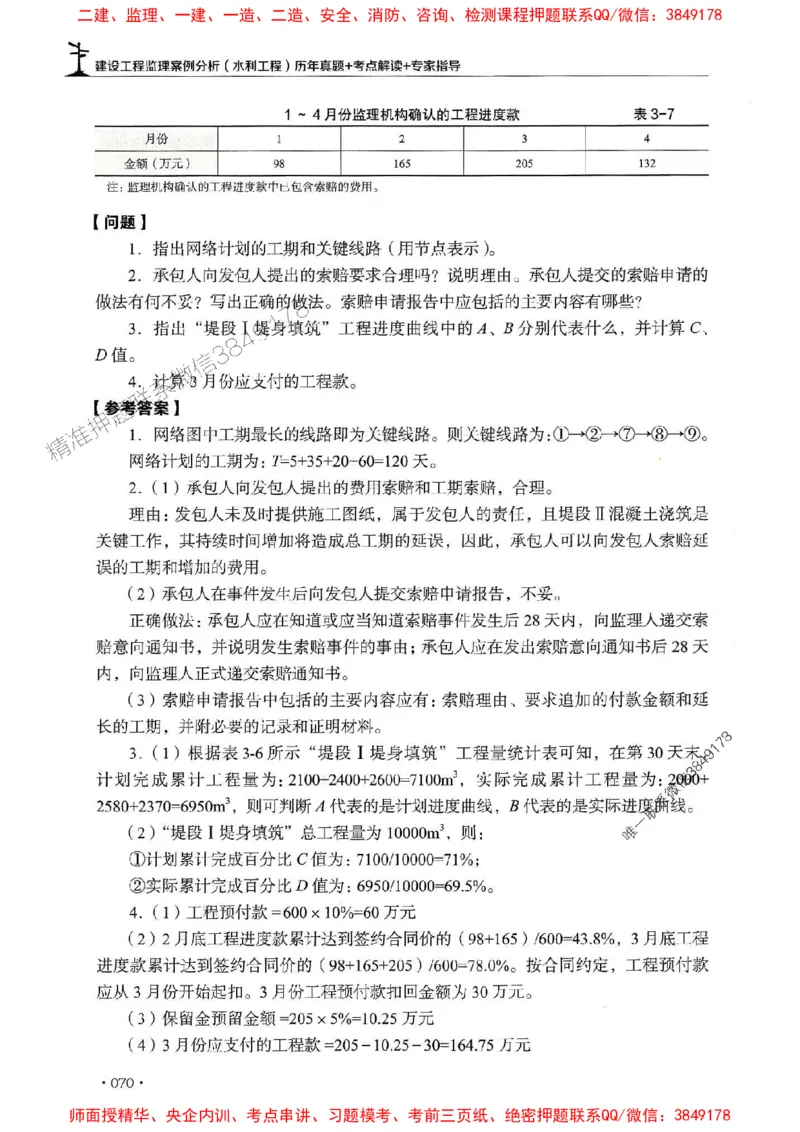 2025年监理水利案例-历年真题+考点解读+专家指导_监理工程师_2025监理工程师_2025年监理工程师SVIP_2025年监理水利案例SVIP_01-精华文档✿电子教材✿历年真题