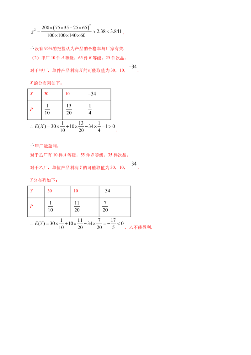 格致课堂第八章成对数据的统计分析-A基础练（解析版）_E015高中全科试卷_数学试题_选修3_02.同步练习_同步练习（第四套）_第八章成对数据的统计分析-A基础练