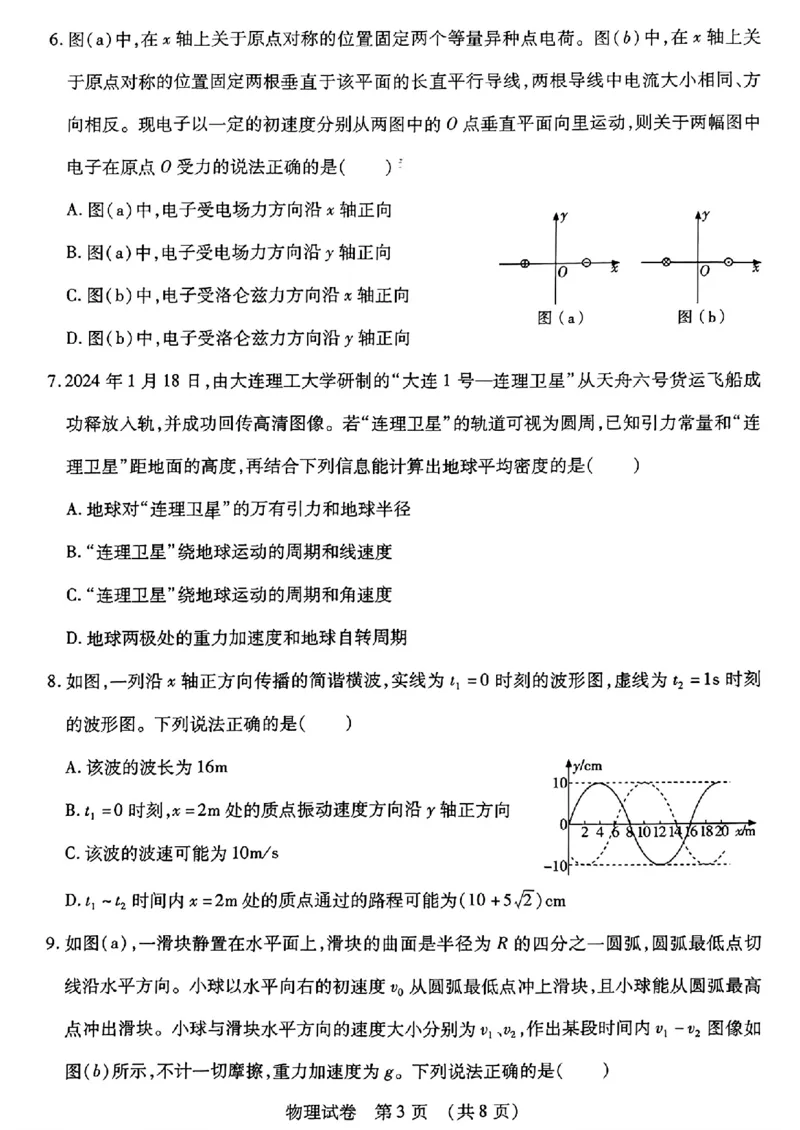 三省四市一模-物理+(1)_2024年4月_024月合集_2024届东北三省四市一模（更新中）
