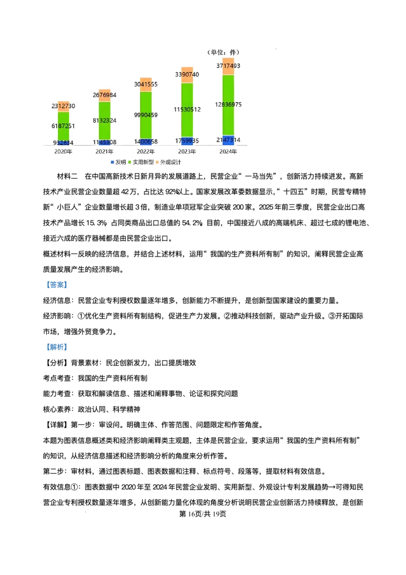 安徽省A10联盟2025-2026学年高一上学期12月学情检测政治试题含答案_2024-2025高一（7-7月题库）_2026年1月高一_260108安徽省1号卷&middot;A10联盟2025级高一12月学情检测