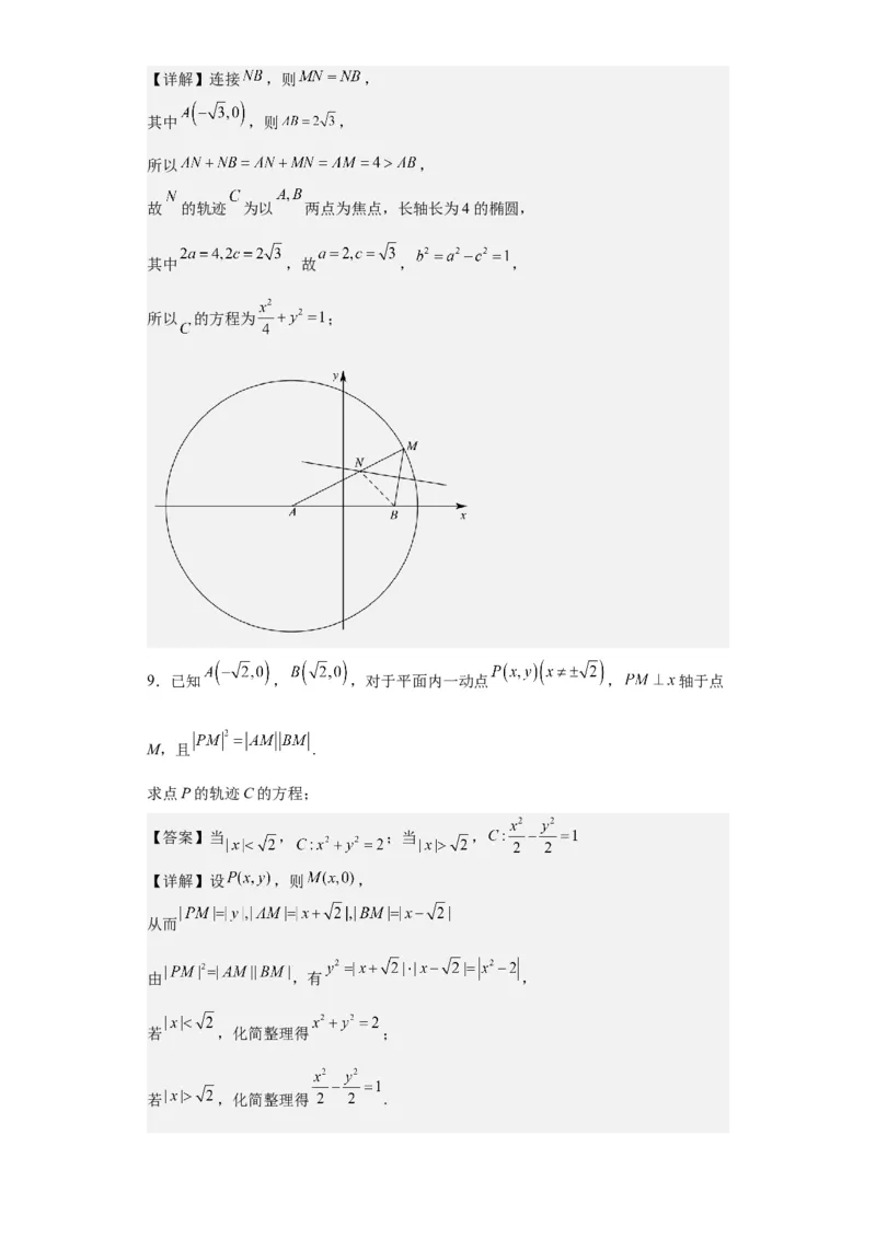 专题11圆锥曲线（4大易错点分析+解题模板+举一反三+易错题通关）-备战2024年高考数学考试易错题（新高考专用）（解析版）_2024年3月_02按日期_16号