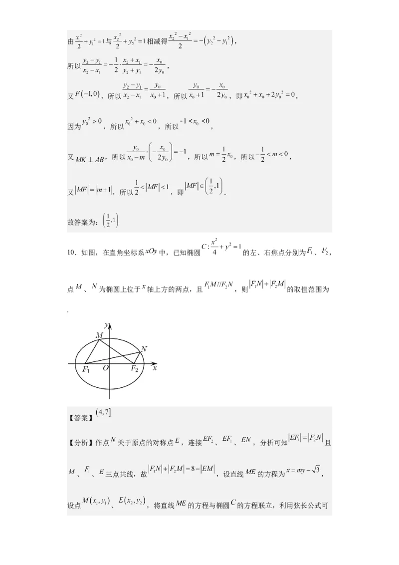 专题11圆锥曲线（4大易错点分析+解题模板+举一反三+易错题通关）-备战2024年高考数学考试易错题（新高考专用）（解析版）_2024年3月_02按日期_16号