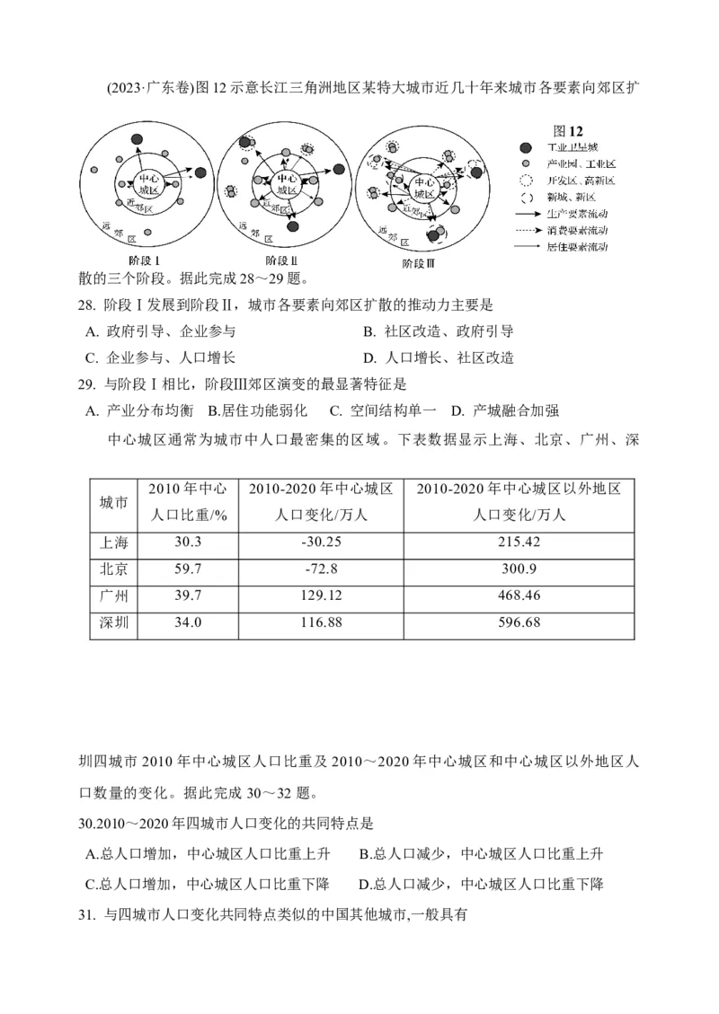 江苏省扬州中学2024-2025学年高一下学期3月月考地理试卷（含解析）_2024-2025高一（7-7月题库）_2025年04月试卷_0416江苏省扬州市扬州中学2024-2025学年高一下学期3月月考