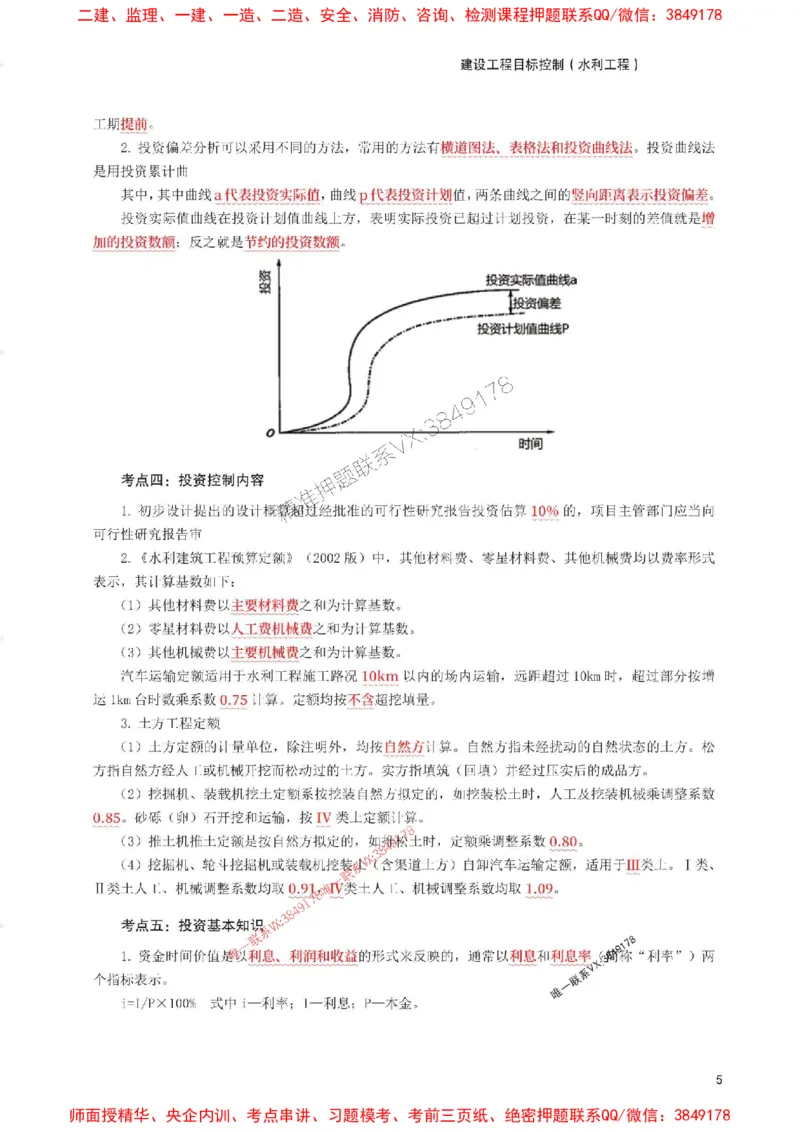 2025年监理工程师考试《目标与控制(水利)》考前30页纸_监理工程师_2025监理工程师_2025年监理工程师SVIP_2025年监理水利控制SVIP_05-考前密训✿央企特训✿机构普押