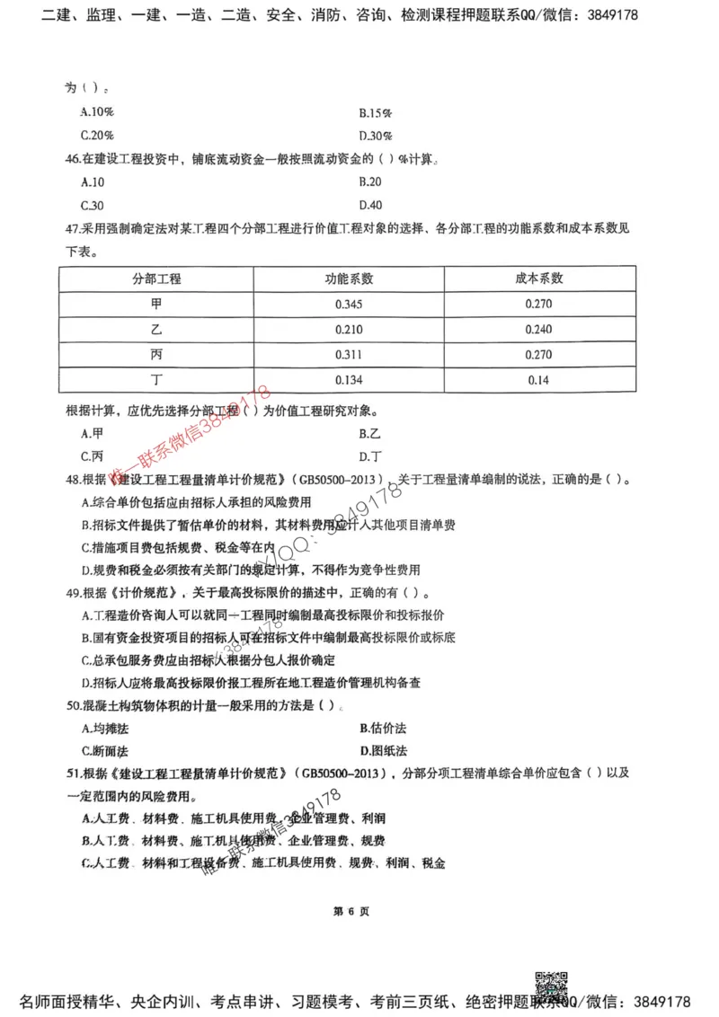 2025监理土建控制-考前圈题AB卷_监理工程师_2025监理工程师_2025年监理工程师SVIP_2025年监理土建控制SVIP_05-考前密训✿央企特训✿机构普押_24-控制《考前大爆料+圈题AB卷》SMR