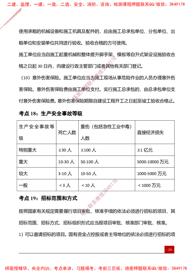 2025监理工程师《法规》夯基30要点簿_监理工程师_2025监理工程师_2025年监理工程师SVIP_2025年监理概论法规SVIP_01-精华文档✿电子教材✿历年真题_03-法规《夯基30要点薄》YL