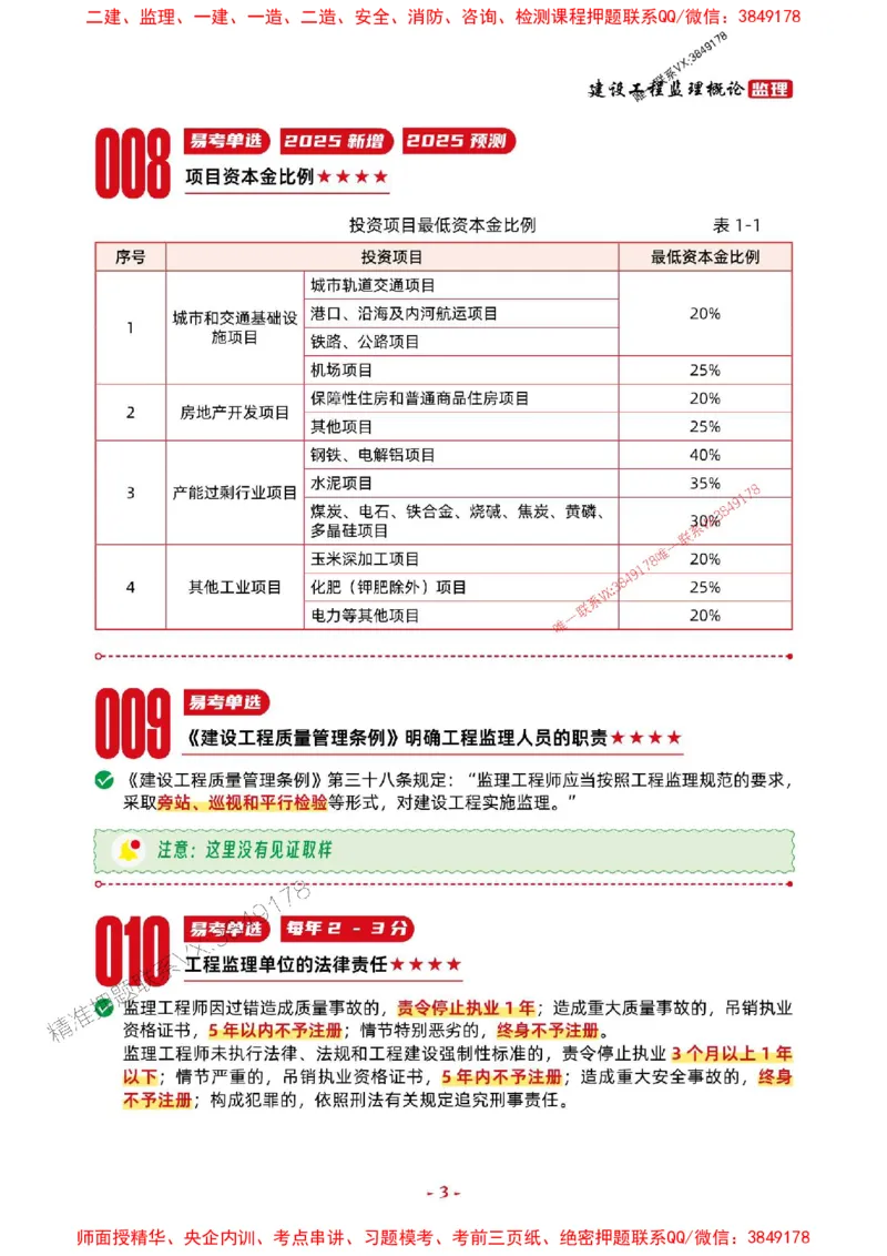2025年监理法规-考前抢救1h（200句）_监理工程师_2025监理工程师_2025年监理工程师SVIP_2025年监理概论法规SVIP_05-考前密训✿央企特训✿机构普押