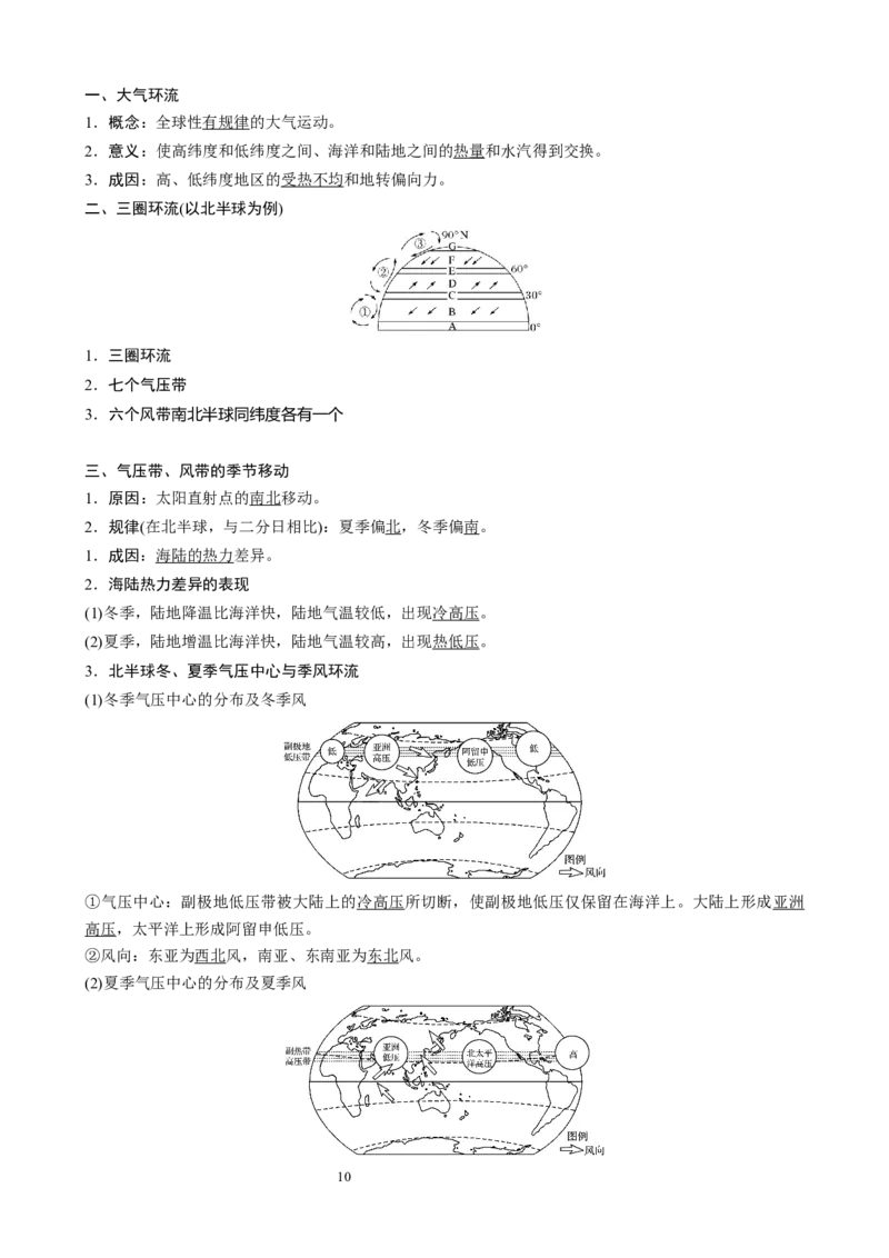 人教版（2019）高中地理选择性必修一知识点总结_E015高中全科试卷_地理试题_选修1_5.知识汇总