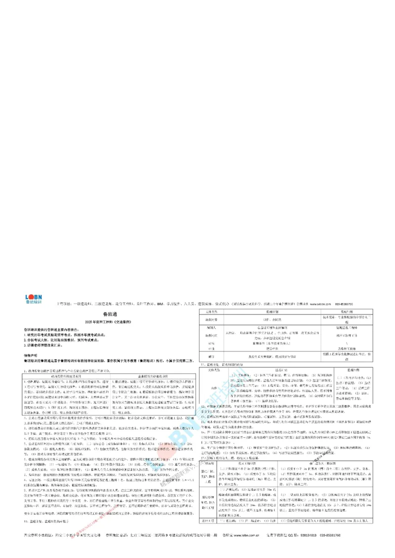2025监理-鲁班通-交通案例_1_监理工程师_2025监理工程师_2025年监理工程师SVIP_2025年监理交通案例SVIP_05-考前密训✿央企特训✿机构普押_20-交通案例《终极预测2页纸》LB