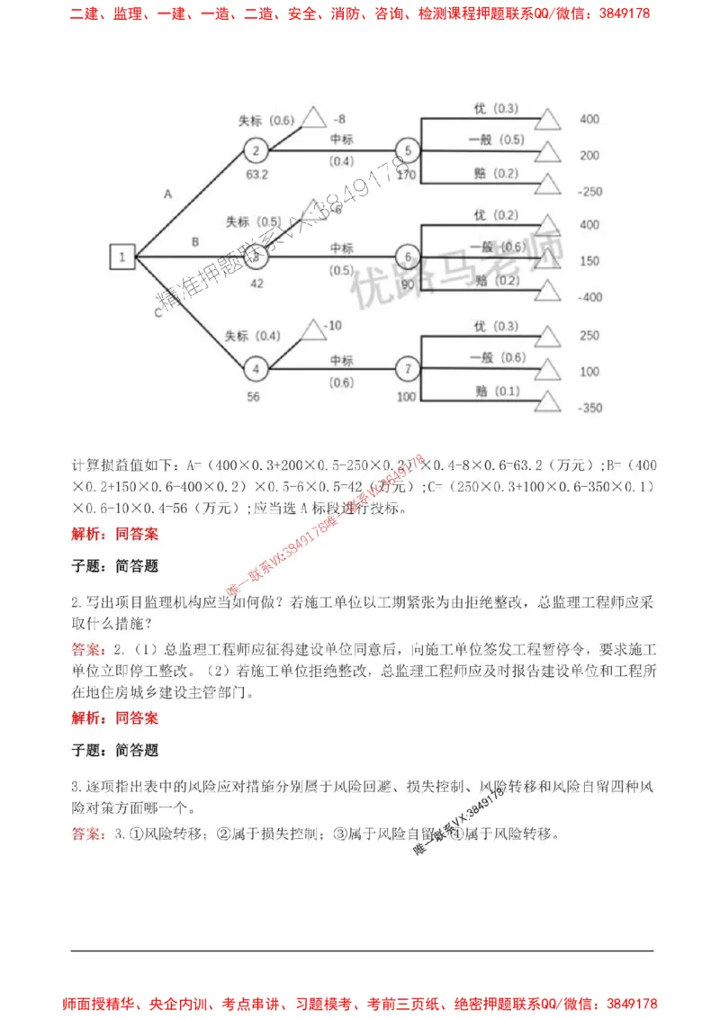 2025监理案例分析(土建)高频易得分200题_监理工程师_2025监理工程师_2025年监理工程师SVIP_2025年监理土建案例SVIP_01-精华文档✿电子教材✿历年真题
