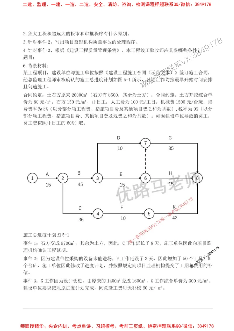 2025监理案例分析(土建)高频易得分200题_监理工程师_2025监理工程师_2025年监理工程师SVIP_2025年监理土建案例SVIP_01-精华文档✿电子教材✿历年真题