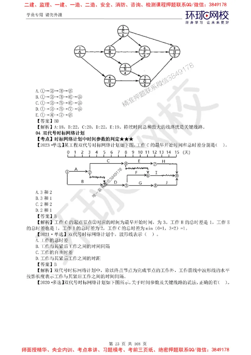 2025环球网校监理工程师《建设工程目标控制》（土建）精讲习题集_监理工程师_2025监理工程师_2025年监理工程师SVIP_2025年监理土建控制SVIP_01-精华文档✿电子教材✿历年真题