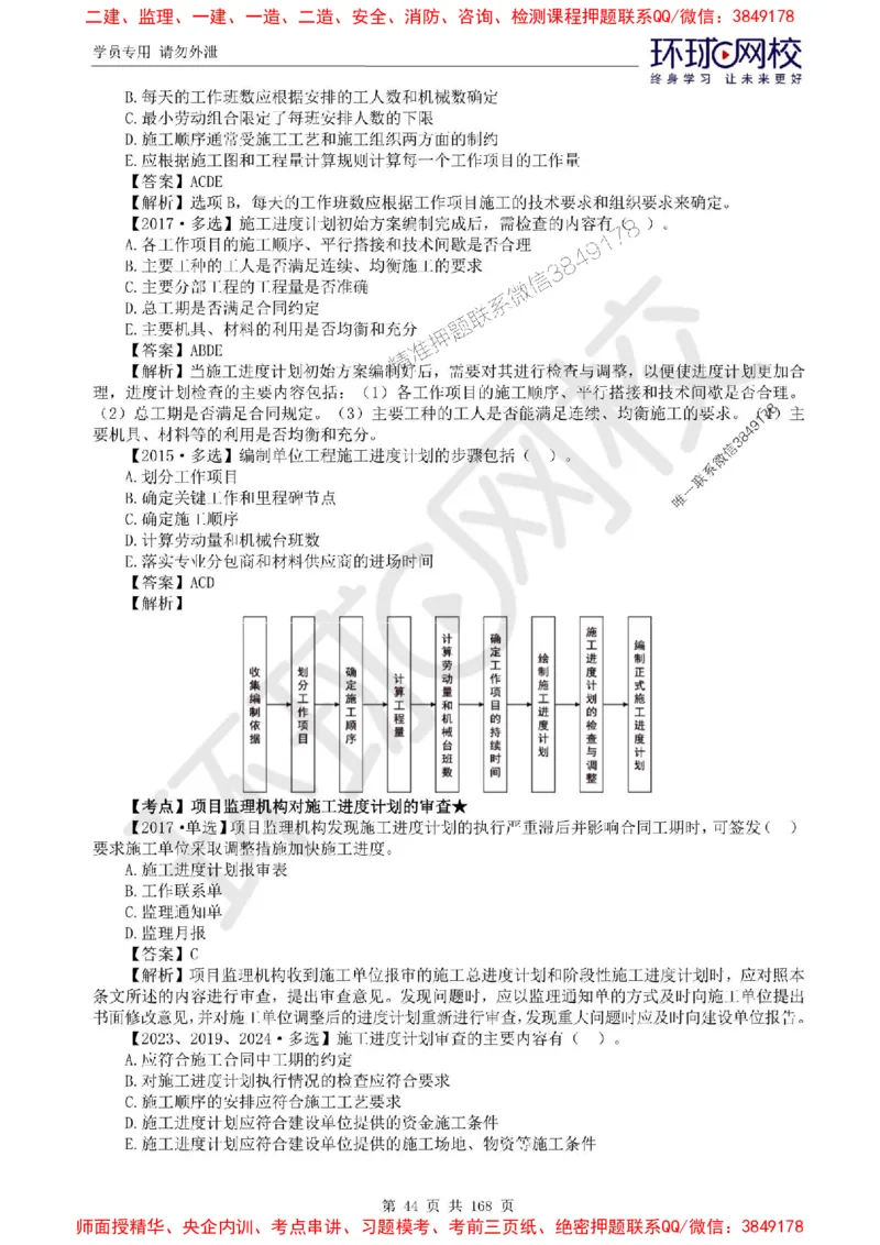 2025环球网校监理工程师《建设工程目标控制》（土建）精讲习题集_监理工程师_2025监理工程师_2025年监理工程师SVIP_2025年监理土建控制SVIP_01-精华文档✿电子教材✿历年真题