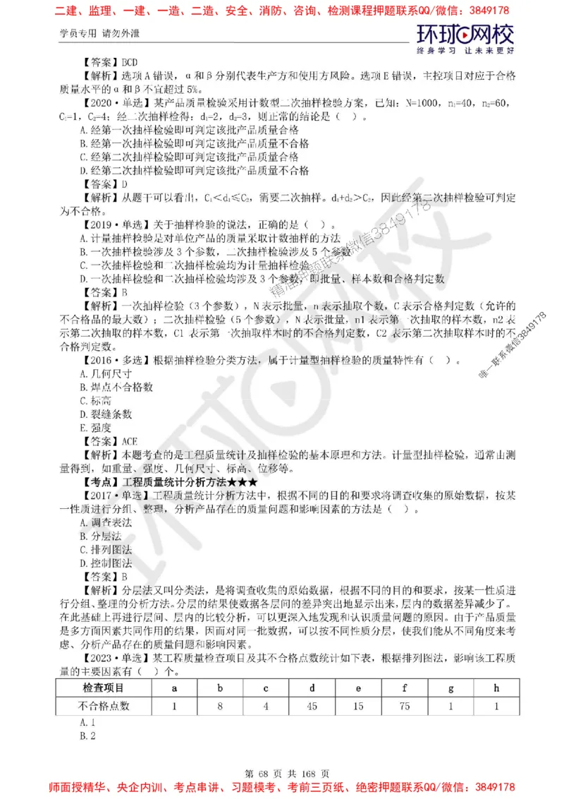 2025环球网校监理工程师《建设工程目标控制》（土建）精讲习题集_监理工程师_2025监理工程师_2025年监理工程师SVIP_2025年监理土建控制SVIP_01-精华文档✿电子教材✿历年真题