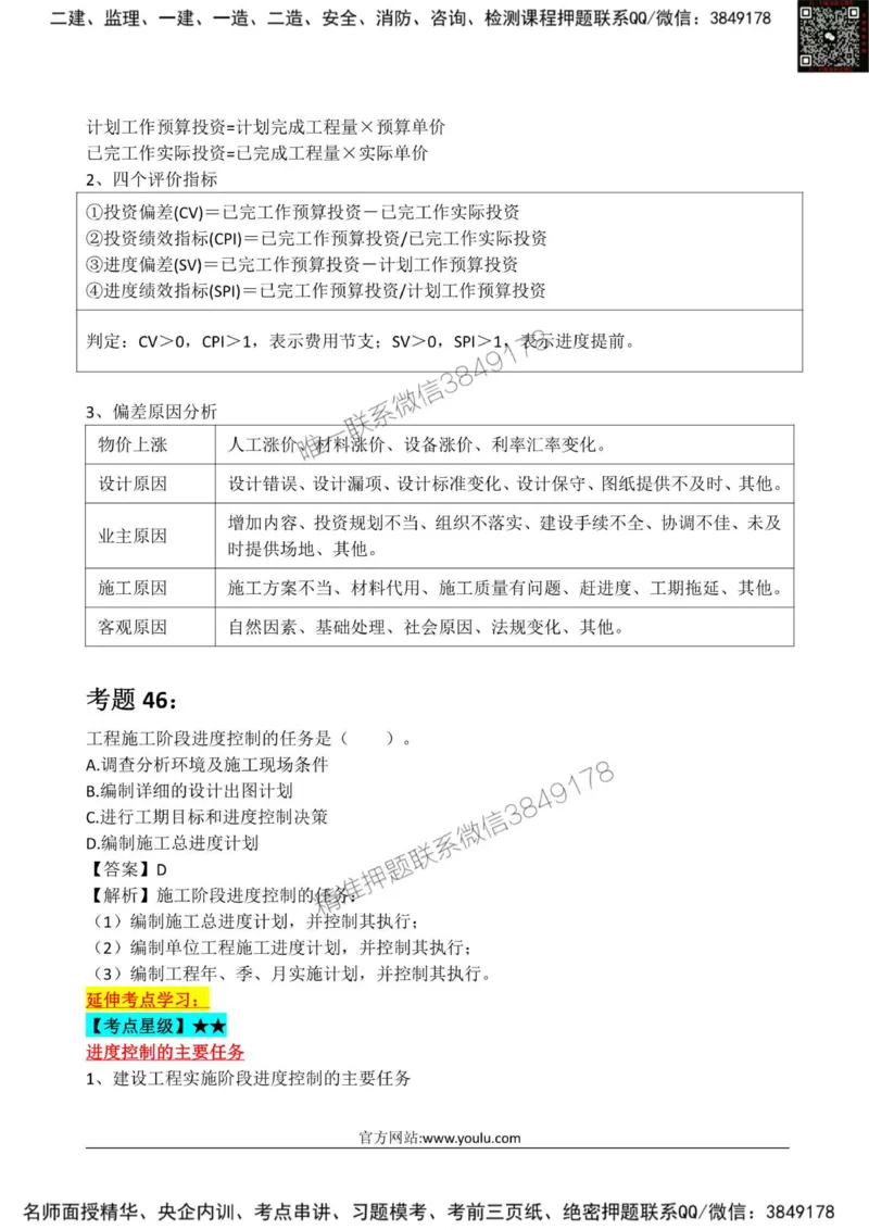 2025监理《目标土建》星级试炼50题_监理工程师_2025监理工程师_2025年监理工程师SVIP_2025年监理土建控制SVIP_01-精华文档✿电子教材✿历年真题_13-控制《星级试炼50题》SMR