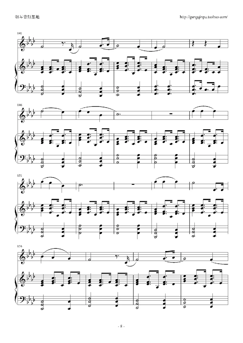 24、周华健（49页，共9首）_一万首著名钢琴曲谱哈农贝多芬合集视频教学电子版高清无水印可打印_3流行音乐谱_流行钢琴谱合集形式_高清PDF无水印