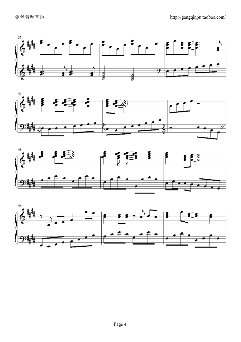 24、周华健（49页，共9首）_一万首著名钢琴曲谱哈农贝多芬合集视频教学电子版高清无水印可打印_3流行音乐谱_流行钢琴谱合集形式_高清PDF无水印