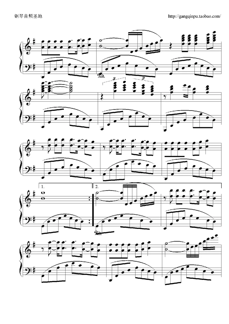 24、周华健（49页，共9首）_一万首著名钢琴曲谱哈农贝多芬合集视频教学电子版高清无水印可打印_3流行音乐谱_流行钢琴谱合集形式_高清PDF无水印