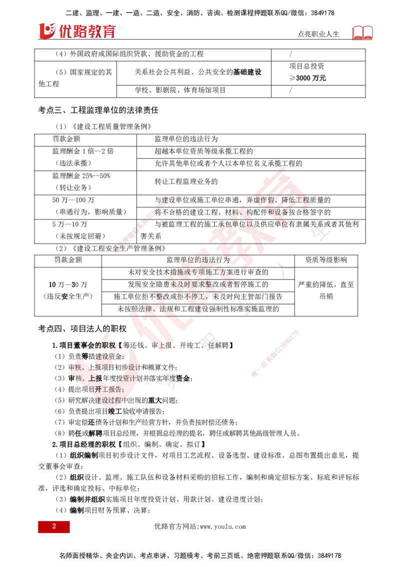 2025监理《监理概论》爆分M报（打印版）_监理工程师_2025监理工程师_2025年监理工程师SVIP_2025年监理概论法规SVIP_04-冲刺串讲✿考点强化✿小灶集训_讲义