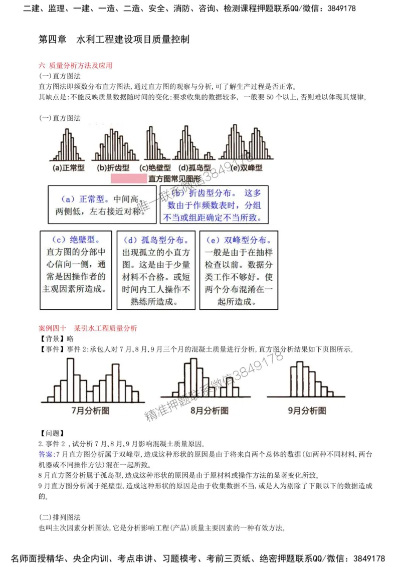 25-第四章-水利工程建设项目质量控制（十）_监理工程师_2025监理工程师_2025年监理工程师SVIP_2025年监理水利案例SVIP_02-基础精讲✿高端面授✿深度强化_讲义