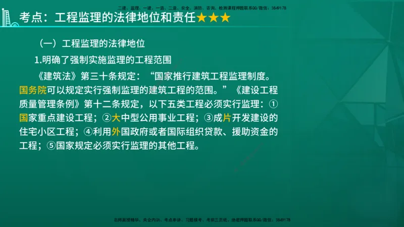 2026年监理《监理概论》精讲第1章在线版_监理工程师_2026年监理工程师SVIP_2026年监理概论法规SVIP_02-基础精讲✿高端面授✿深度强化_01.第一章工程监理及相关制度
