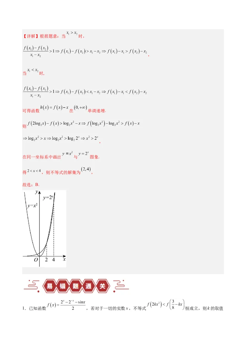 专题02函数及其应用、指对幂函数（5大易错点分析+解题模板+举一反三+易错题通关）-备战2024年高考数学考试易错题（新高考专用）（解析版）_2024年3月_02按日期_16号
