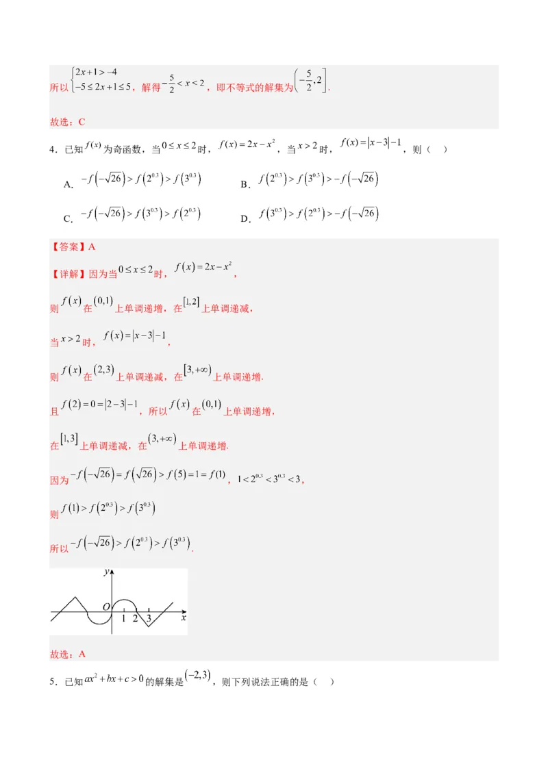 专题02函数及其应用、指对幂函数（5大易错点分析+解题模板+举一反三+易错题通关）-备战2024年高考数学考试易错题（新高考专用）（解析版）_2024年3月_02按日期_16号