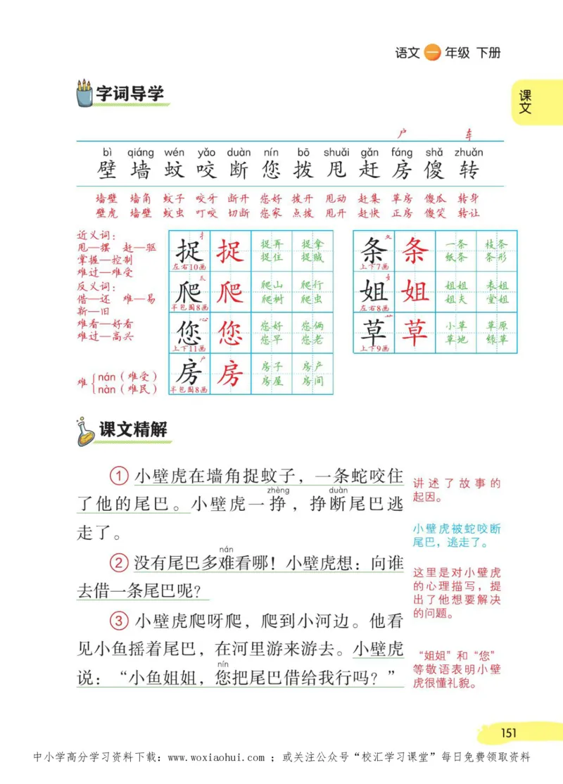 23年新版一年级下册语文小学生创新学习课堂笔记_小学1-6年级全部试卷_语文_一年级_3-6-2、小学一年级语文下册_3-6-2-1、复习、知识点、归纳汇总_通用