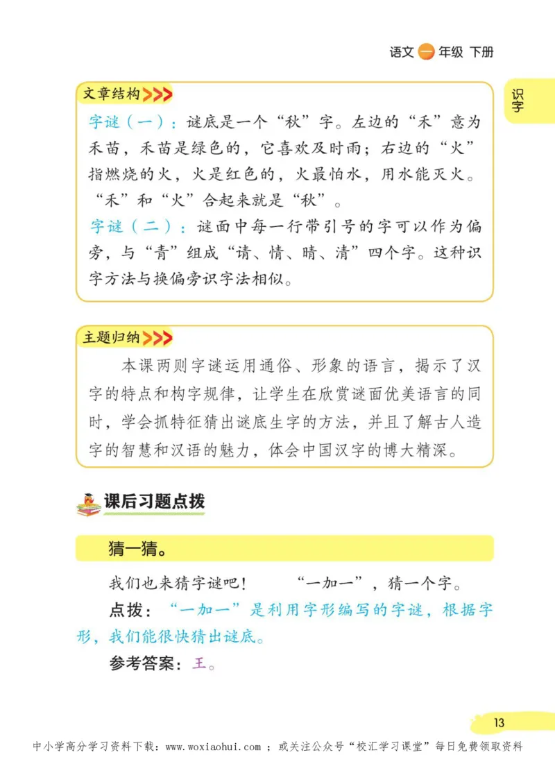 23年新版一年级下册语文小学生创新学习课堂笔记_小学1-6年级全部试卷_语文_一年级_3-6-2、小学一年级语文下册_3-6-2-1、复习、知识点、归纳汇总_通用