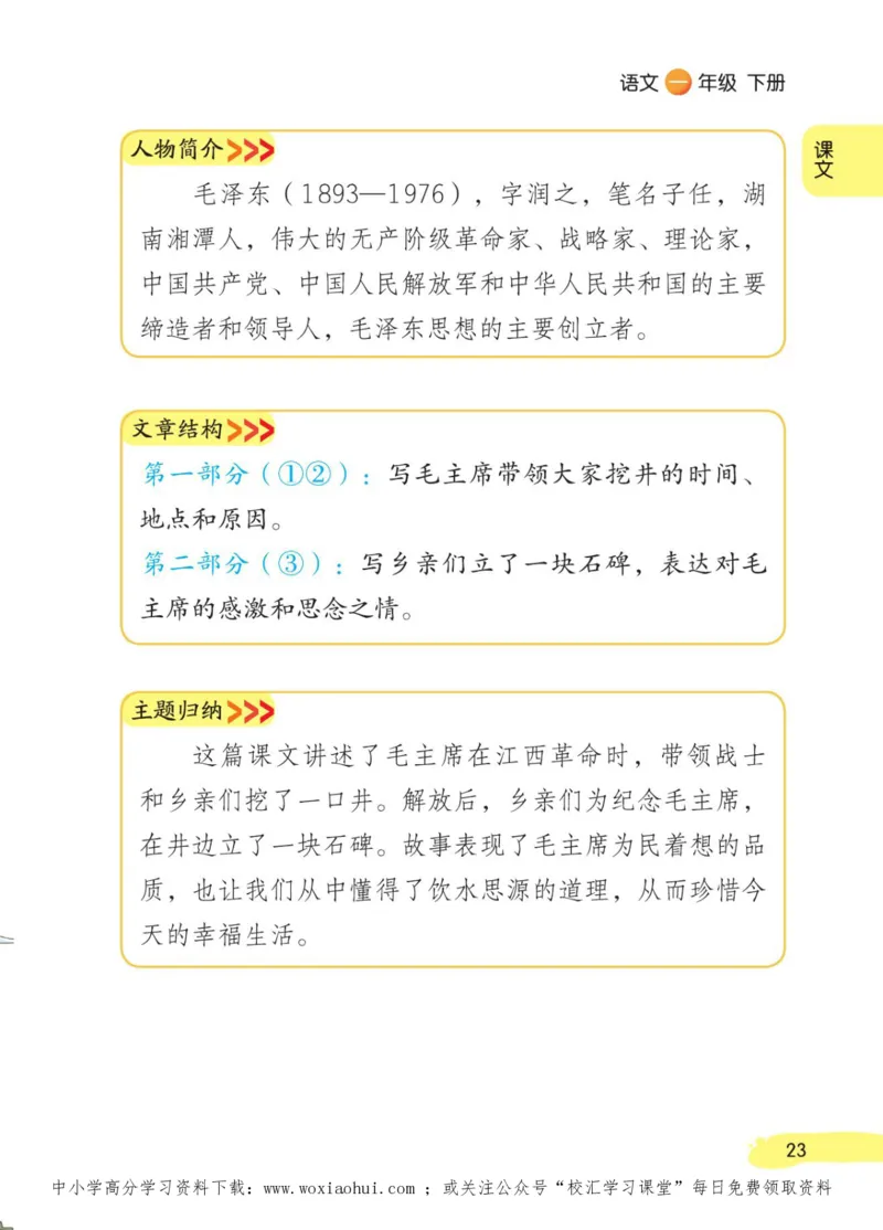 23年新版一年级下册语文小学生创新学习课堂笔记_小学1-6年级全部试卷_语文_一年级_3-6-2、小学一年级语文下册_3-6-2-1、复习、知识点、归纳汇总_通用