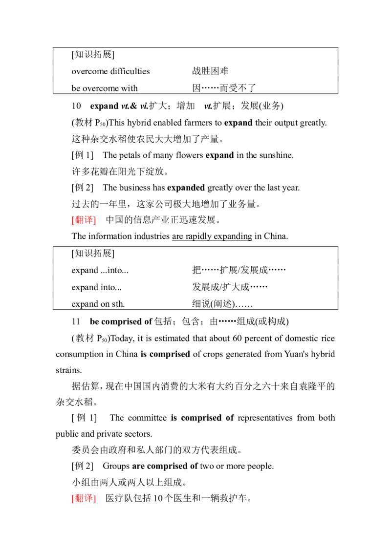 新教材人教版高中英语选择性必修第一册全册重点单词短语句型汇总（56页）_E015高中全科试卷_英语试题_选修1_4.新版高中英语选择性必修1_6.知识汇总