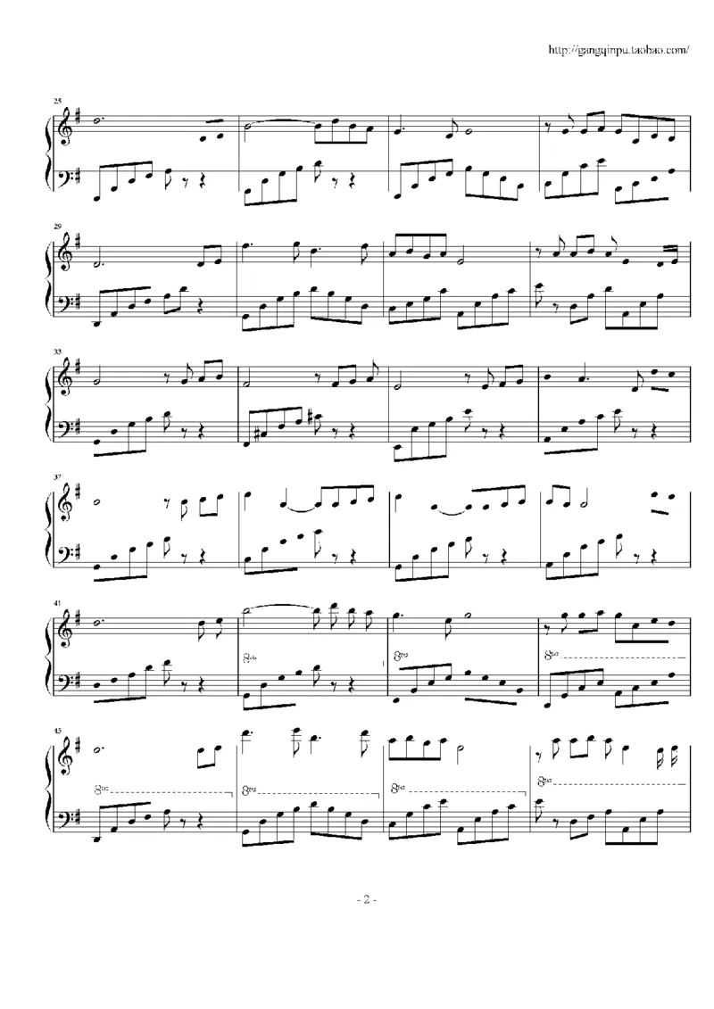 20、刘德华（43页，共10首）_一万首著名钢琴曲谱哈农贝多芬合集视频教学电子版高清无水印可打印_3流行音乐谱_流行钢琴谱合集形式_高清PDF无水印