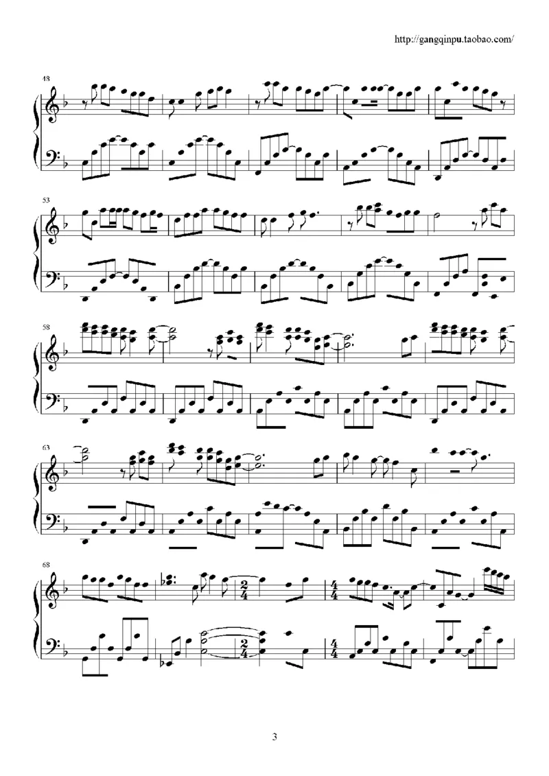 20、刘德华（43页，共10首）_一万首著名钢琴曲谱哈农贝多芬合集视频教学电子版高清无水印可打印_3流行音乐谱_流行钢琴谱合集形式_高清PDF无水印