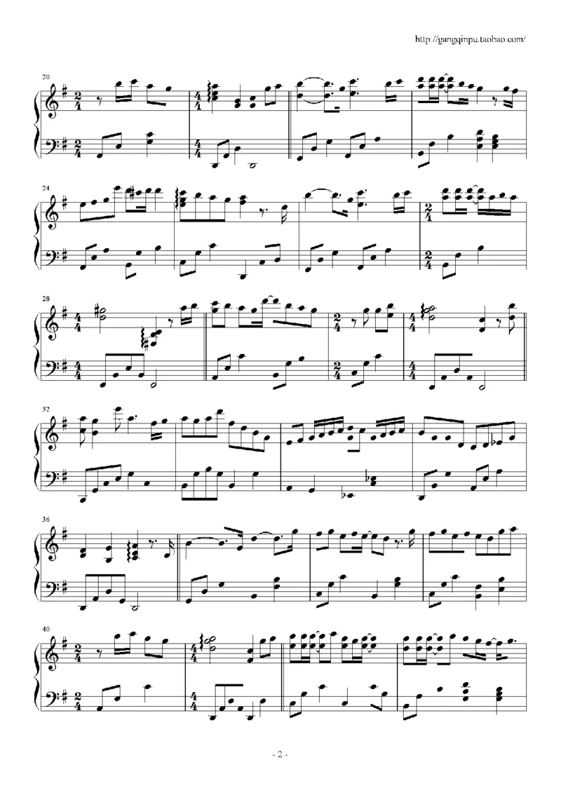 20、刘德华（43页，共10首）_一万首著名钢琴曲谱哈农贝多芬合集视频教学电子版高清无水印可打印_3流行音乐谱_流行钢琴谱合集形式_高清PDF无水印