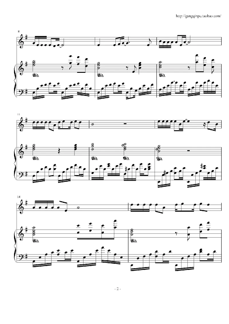 20、刘德华（43页，共10首）_一万首著名钢琴曲谱哈农贝多芬合集视频教学电子版高清无水印可打印_3流行音乐谱_流行钢琴谱合集形式_高清PDF无水印