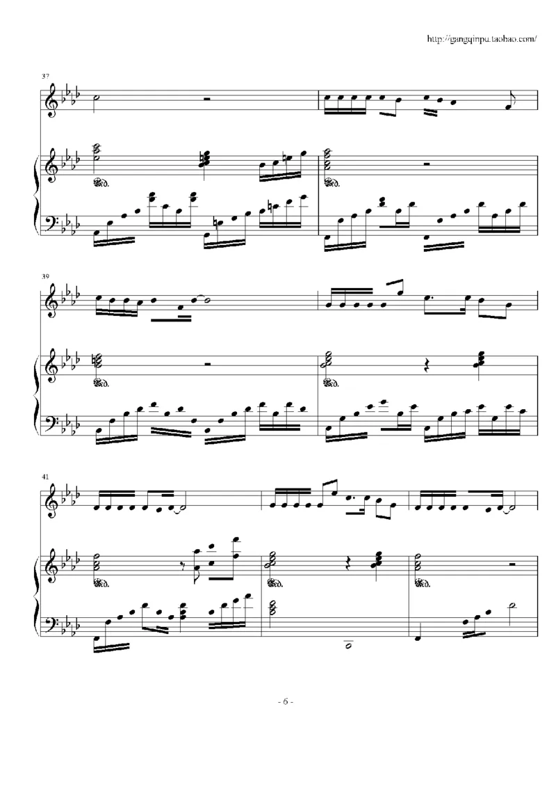 20、刘德华（43页，共10首）_一万首著名钢琴曲谱哈农贝多芬合集视频教学电子版高清无水印可打印_3流行音乐谱_流行钢琴谱合集形式_高清PDF无水印