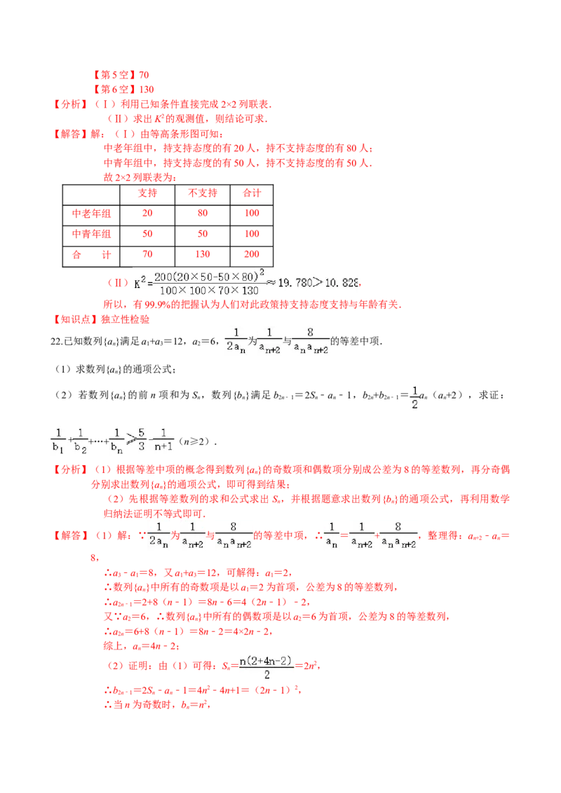 必刷卷02-高二数学下学期期末仿真必刷模拟卷（人教A版2019）（解析版）_E015高中全科试卷_数学试题_选修2_04.期末试卷_高二数学下学期期末仿真必刷模拟卷（人教A版2019）（5-5）