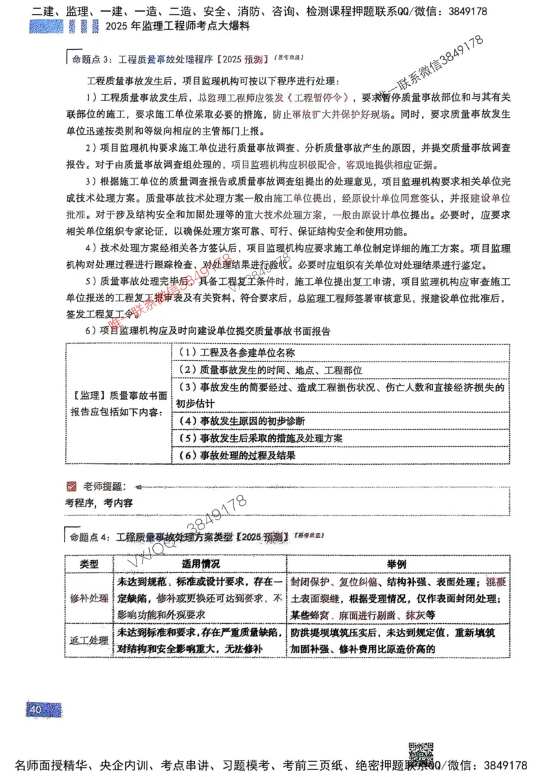 2025监理土建控制-考前大爆料_监理工程师_2025监理工程师_2025年监理工程师SVIP_2025年监理土建控制SVIP_05-考前密训✿央企特训✿机构普押_24-控制《考前大爆料+圈题AB卷》SMR