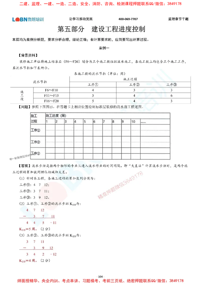2025年监理《案例分析（土木建筑工程）》章节千题-答案版_监理工程师_2025监理工程师_2025年监理工程师SVIP_2025年监理土建案例SVIP_01-精华文档✿电子教材✿历年真题