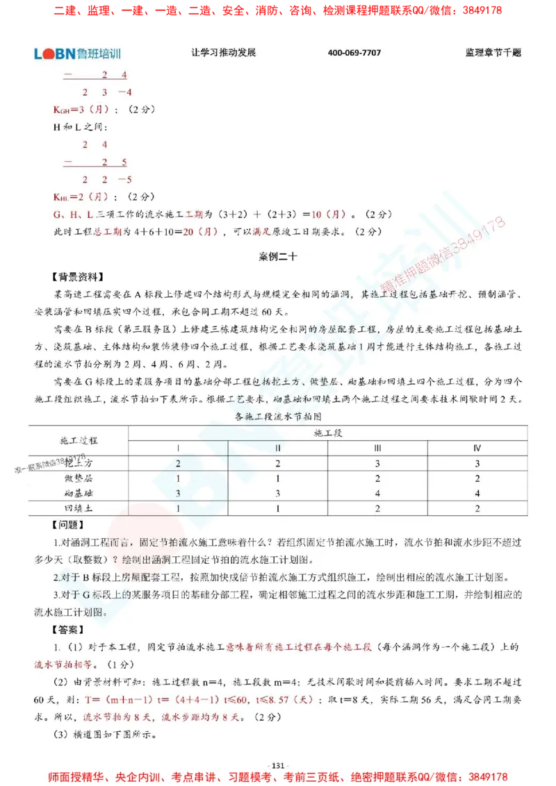 2025年监理《案例分析（土木建筑工程）》章节千题-答案版_监理工程师_2025监理工程师_2025年监理工程师SVIP_2025年监理土建案例SVIP_01-精华文档✿电子教材✿历年真题