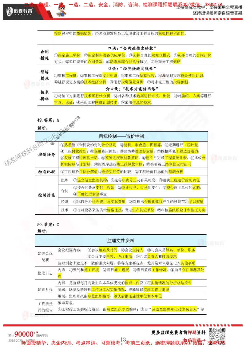 2025监理闫力齐《监理概论》麒麟密押卷-答案_监理工程师_2025监理工程师_2025年监理工程师SVIP_2025年监理概论法规SVIP_05-考前密训✿央企特训✿机构普押