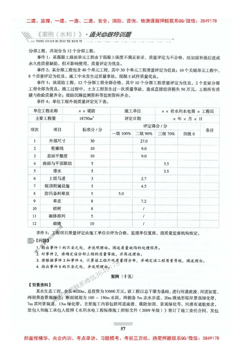 2025年监理水利案例-核心母题1000题推荐_监理工程师_2025监理工程师_2025年监理工程师SVIP_2025年监理水利案例SVIP_01-精华文档✿电子教材✿历年真题_274