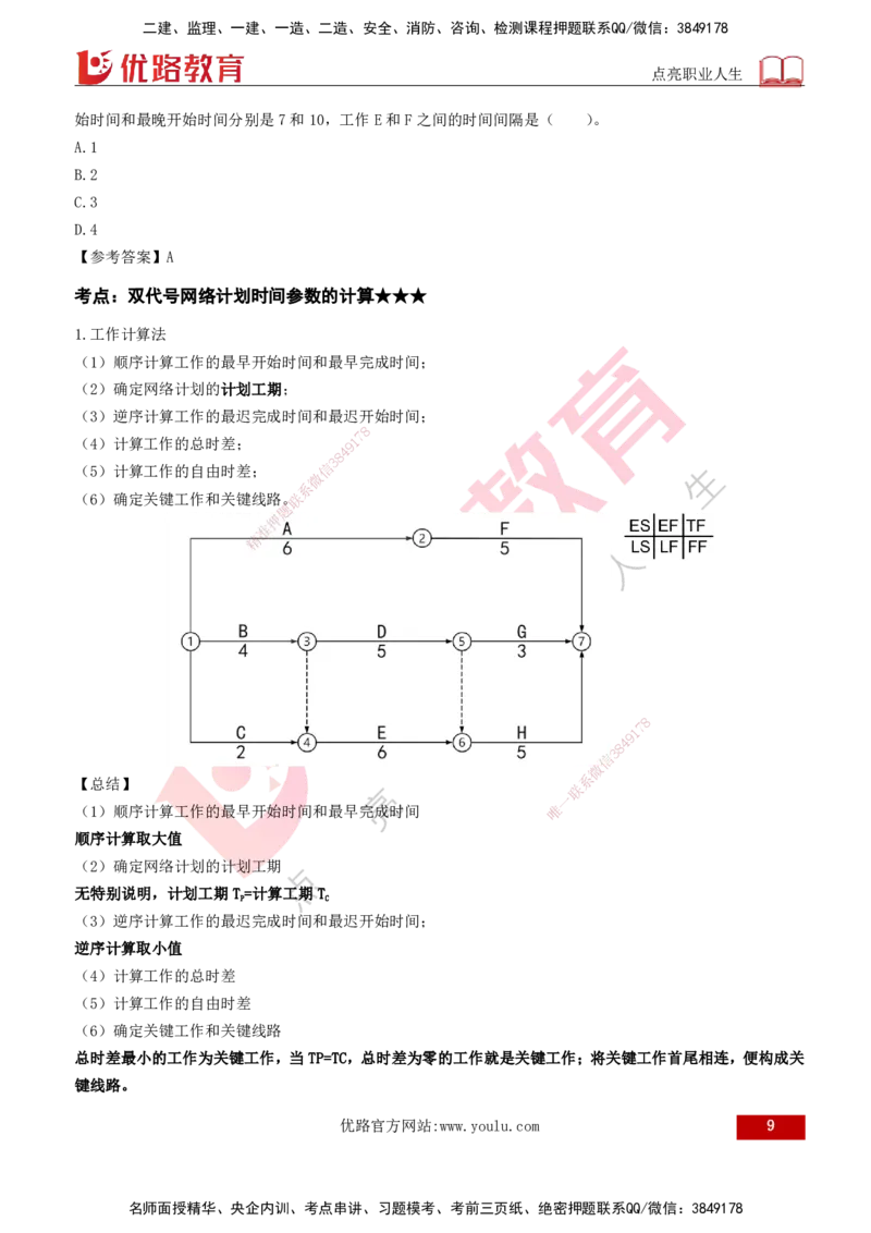 2026年监理《进度控制（土建）》第3章打印版_监理工程师_2026年监理工程师SVIP_2026年监理土建控制SVIP_02-基础精讲✿高端面授✿深度强化