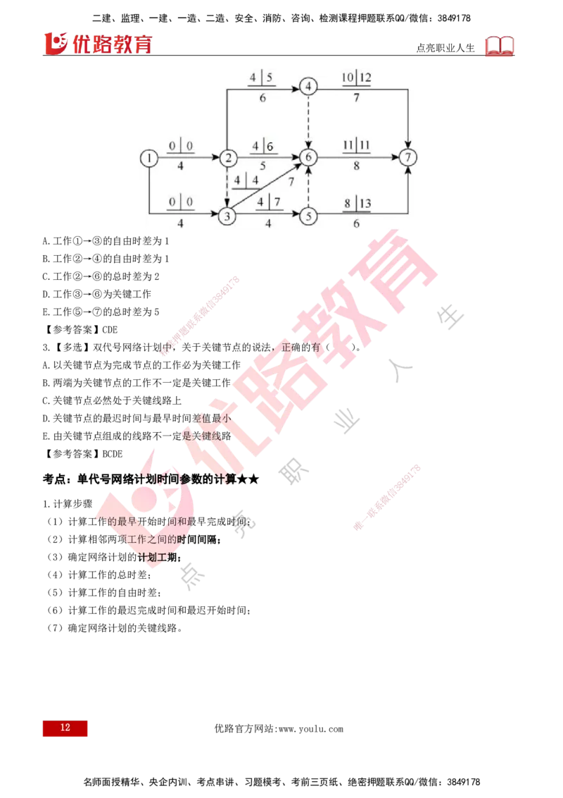 2026年监理《进度控制（土建）》第3章打印版_监理工程师_2026年监理工程师SVIP_2026年监理土建控制SVIP_02-基础精讲✿高端面授✿深度强化