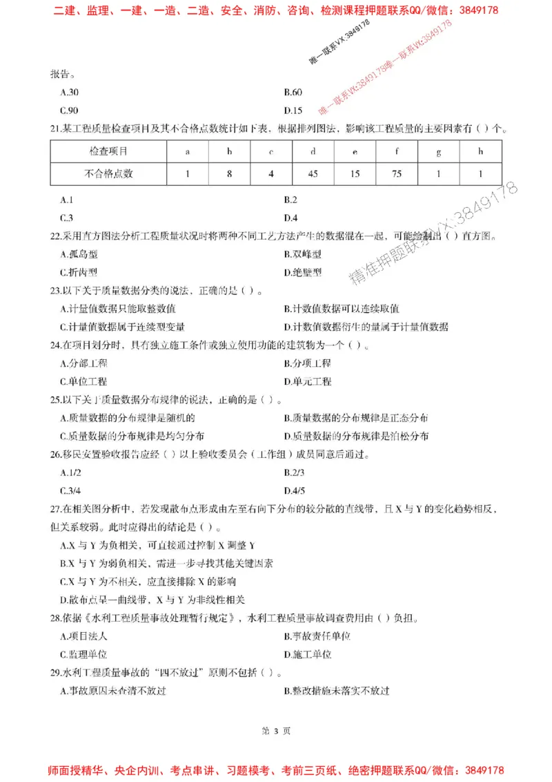 2025年监理水利控制-最后一套卷_监理工程师_2025监理工程师_2025年监理工程师SVIP_2025年监理水利控制SVIP_05-考前密训✿央企特训✿机构普押