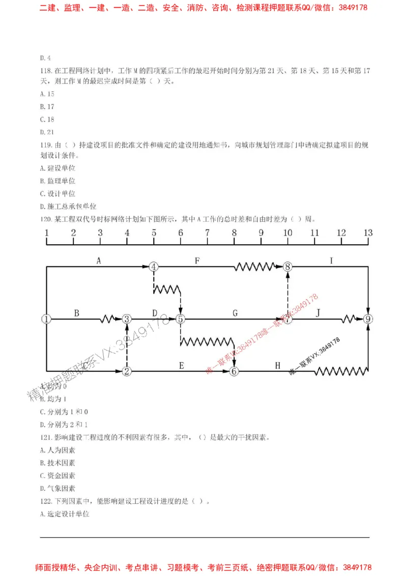 2025监理目标控制(土建)高频易得分200题_监理工程师_2025监理工程师_2025年监理工程师SVIP_2025年监理土建控制SVIP_01-精华文档✿电子教材✿历年真题
