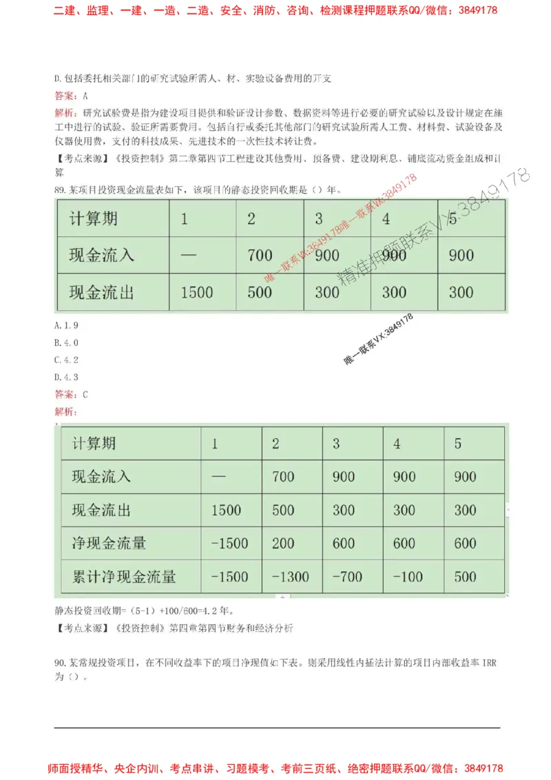 2025监理目标控制(土建)高频易得分200题_监理工程师_2025监理工程师_2025年监理工程师SVIP_2025年监理土建控制SVIP_01-精华文档✿电子教材✿历年真题