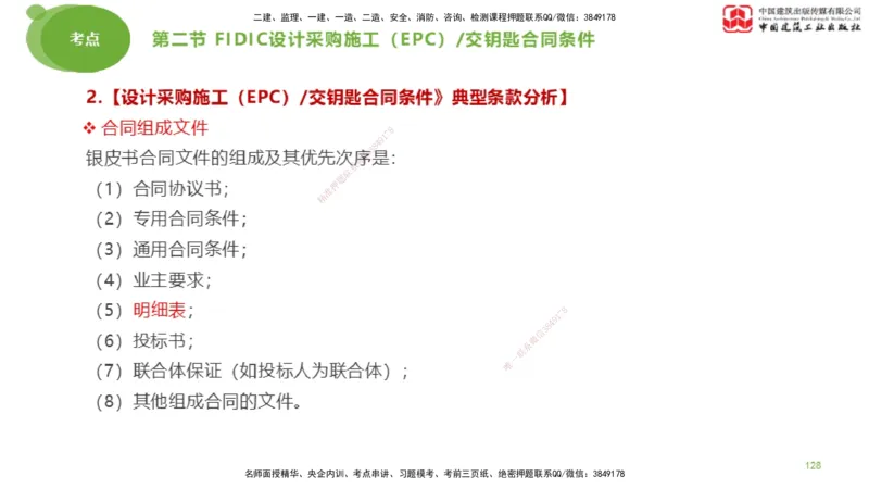2025年监理工程师《合同管理》大师直播（下）_监理工程师_2025监理工程师_2025年监理工程师SVIP_2025年监理合同管理SVIP_04-冲刺串讲✿考点强化✿小灶集训_讲义